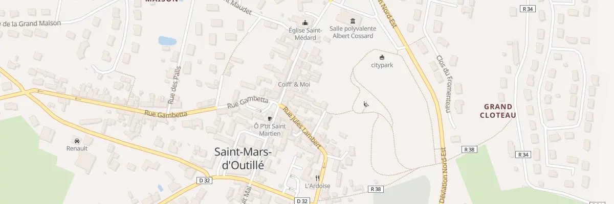 Plan du 30 Rue Nationale à Saint-Mars-d’Outillé