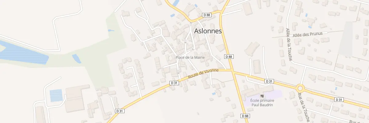 Plan du 1 Rue du Cordonnier à Aslonnes