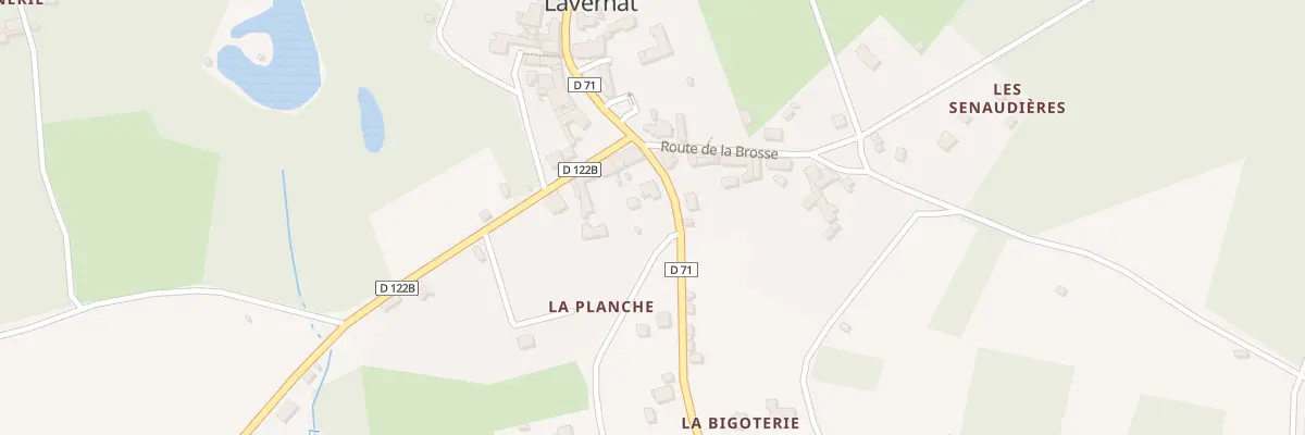 Plan du 5264 Le Bourg à Lavernat