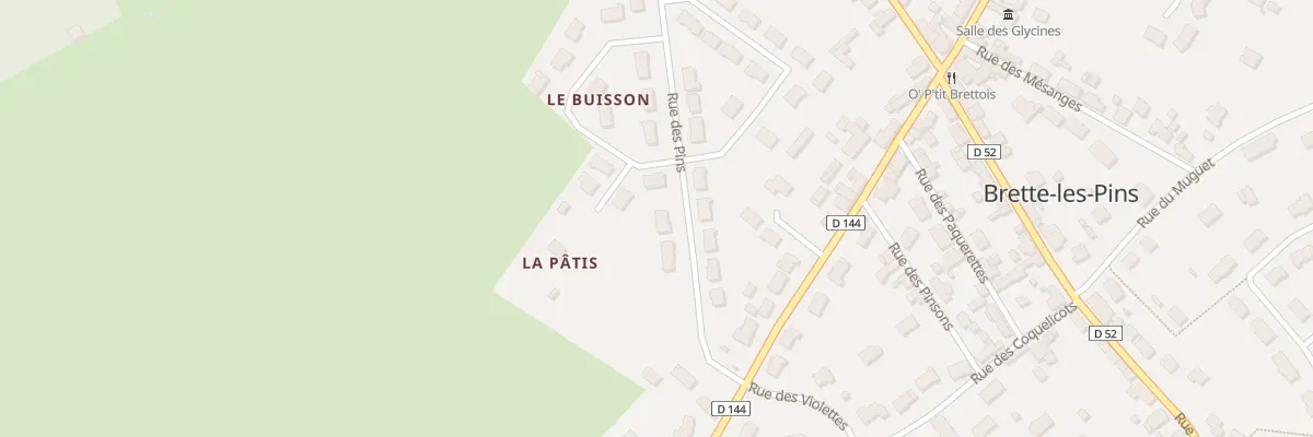Plan du 46 Rue des Pins à Brette-les-Pins