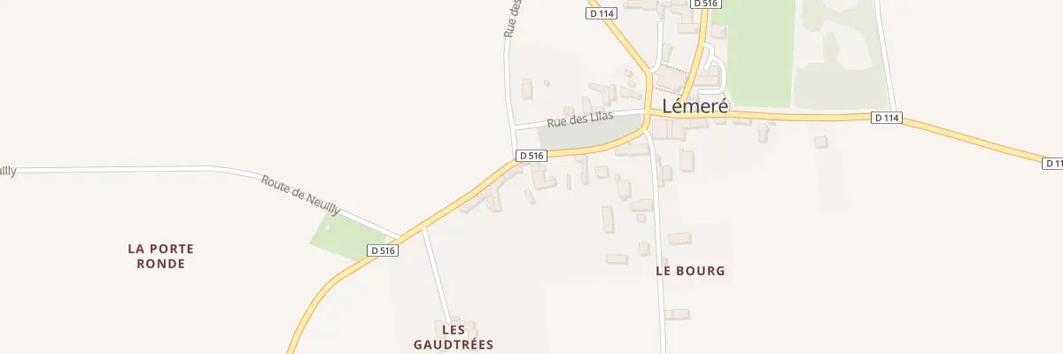Plan du 3 Rue du Château d’Eau à Lémeré