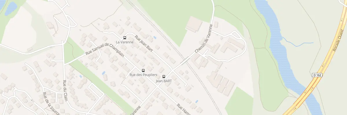 Plan du 2 Rue Jean Bart à Saint-Benoît