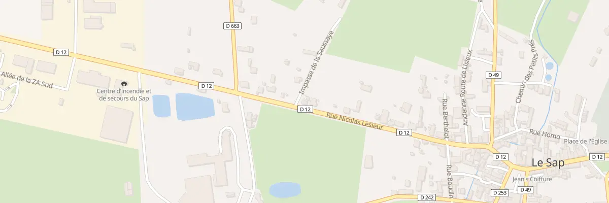 Plan du 109 Rue Nicolas Lesieur à Sap-en-Auge