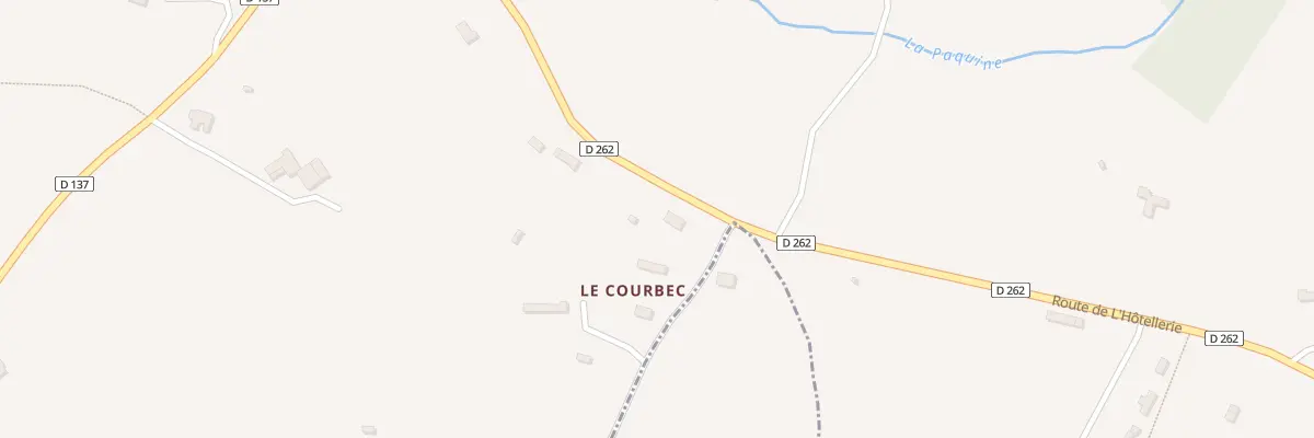 Plan du 5087 Le Courbec à Ouilly-du-Houley