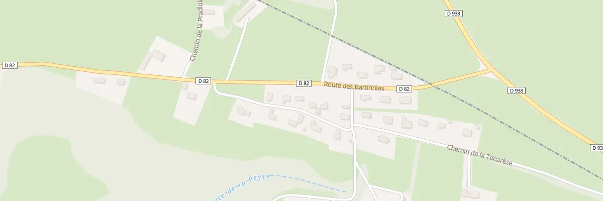 Plan du 9 Che de la Tenarèze à Tilhouse