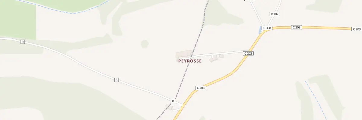 Plan du 5045 Peyrosse à Caillavet
