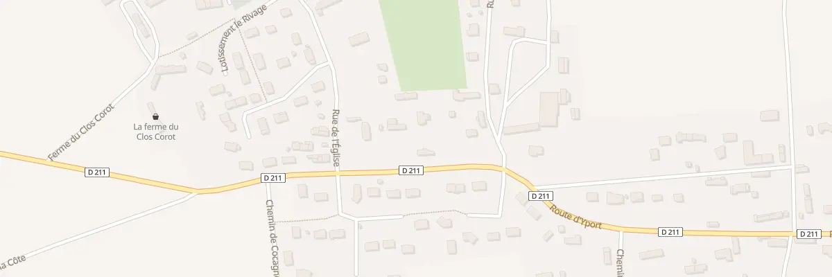 Plan du 405 Rte d’Yport à Criquebeuf-en-Caux
