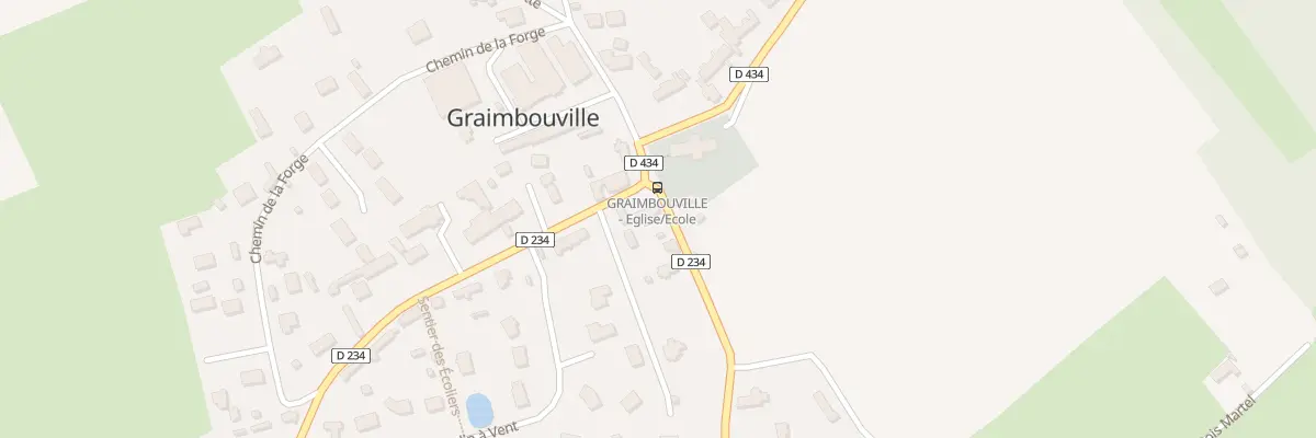 Plan du 1 Rte d’Etainhus à Graimbouville