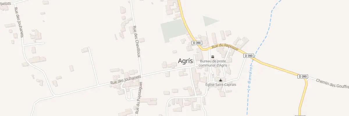 Plan du 78 Rue de la Halle à Agris