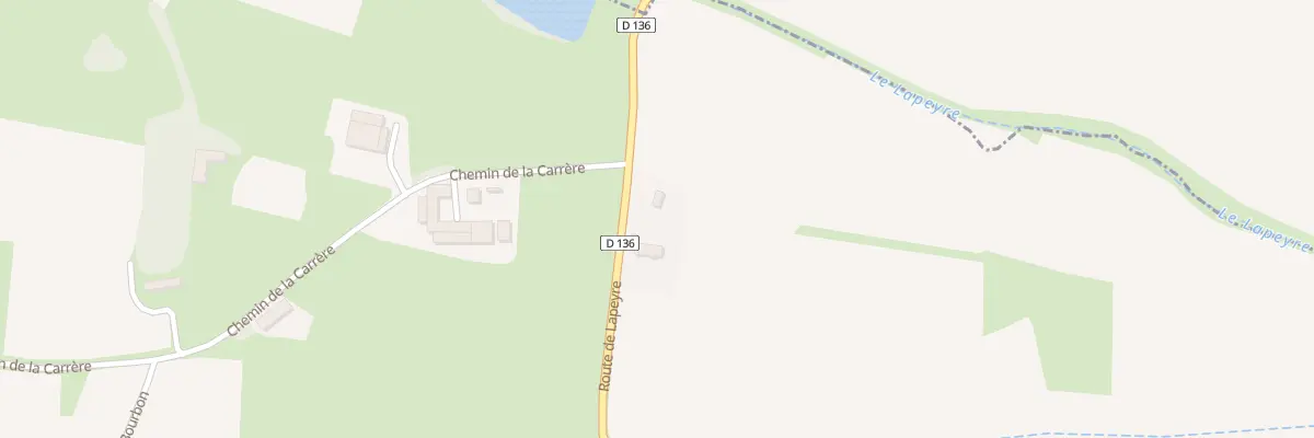 Plan du 708 Rte de Lapeyre à Lalanne-Trie
