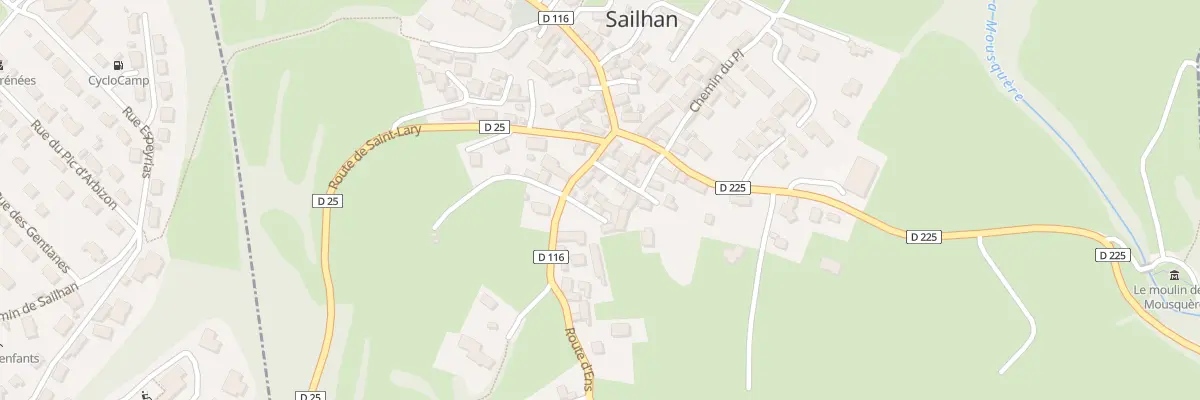 Plan du 7 Rue Bie d’Hontaribio à Sailhan