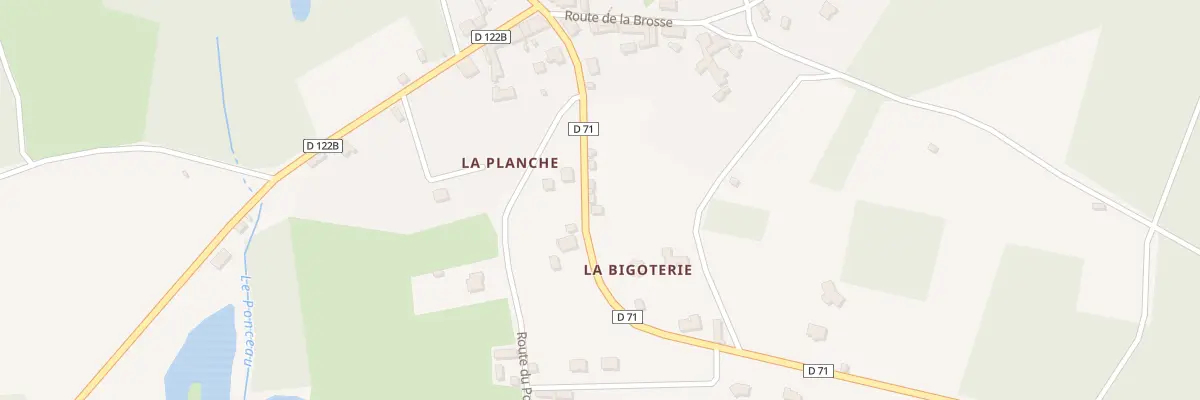 Plan du 19 Rte de Chateau Du Loir à Lavernat