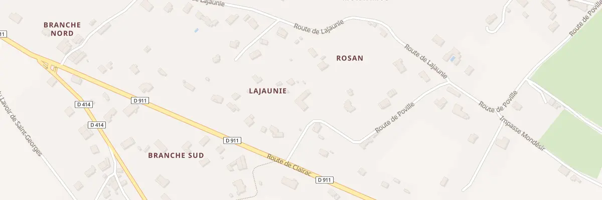 Plan du 79 Rte de Poville à Tonneins