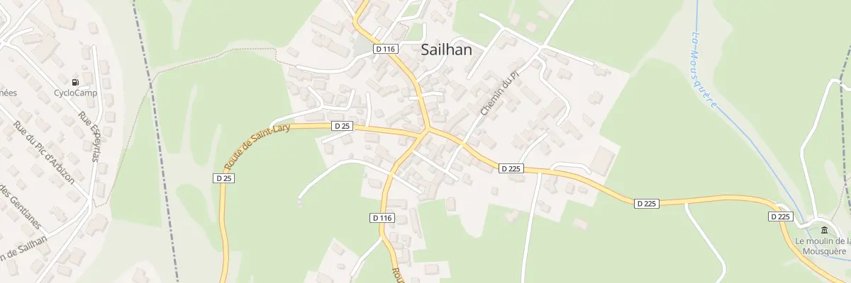 Plan du 5016 Le Village à Sailhan
