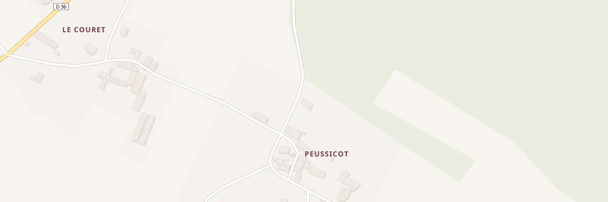 Plan du 19 Peussicot à Genouillé