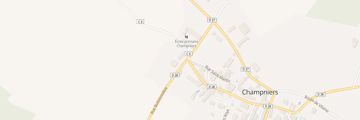 Plan du 1 Rte des Chataigneraies à Champniers