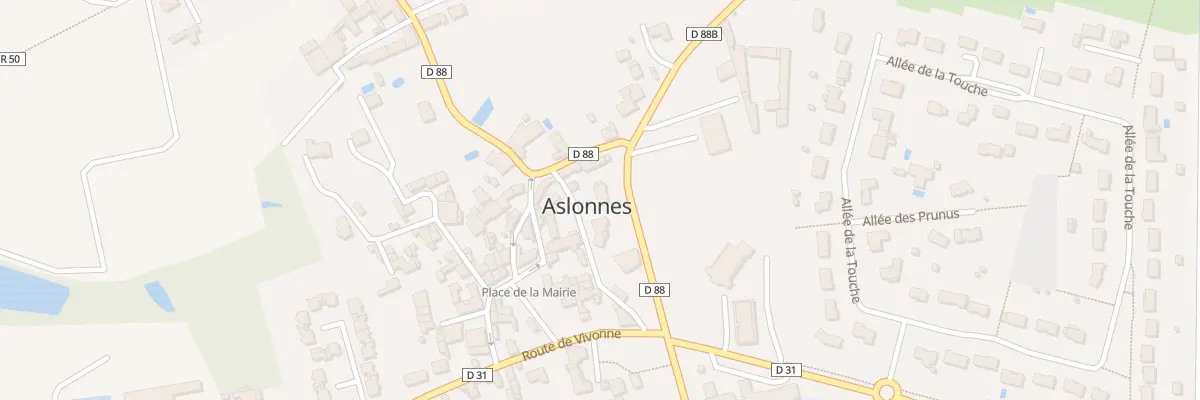 Plan du 5 Rte de la Villedieu à Aslonnes