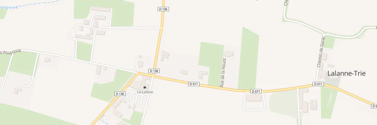 Plan du 155 Rte de l’Eglise à Lalanne-Trie