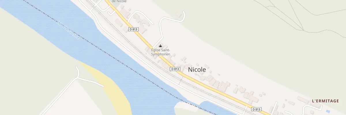 Plan du 66 Rte Nationale 113 à Nicole