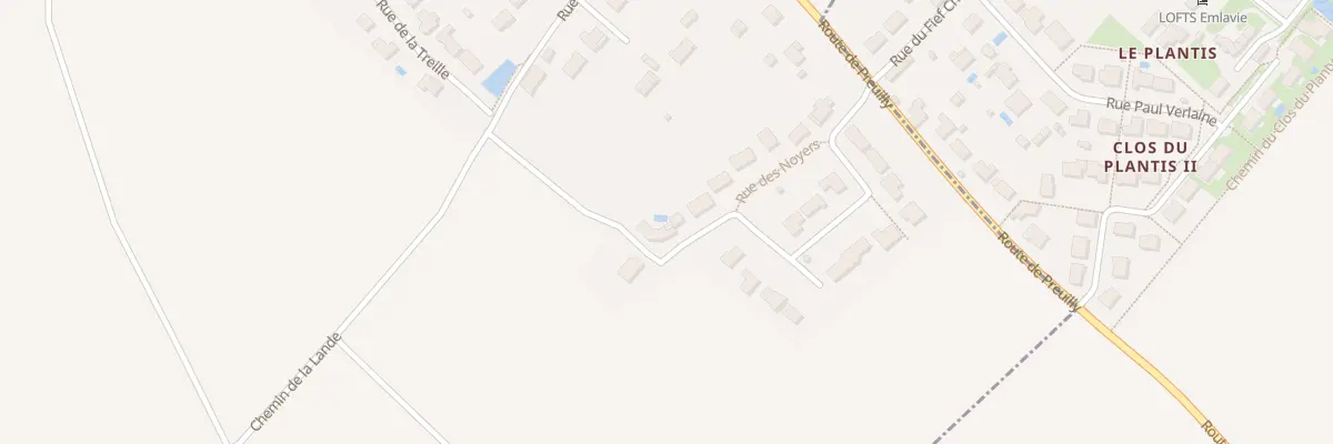 Plan du 20 Rue des Noyers à Avanton
