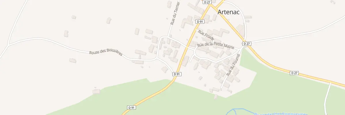Plan du 5100 Artenac à Saint-Mary