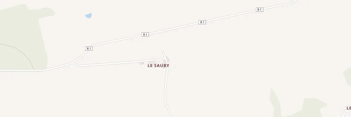 Plan du 5086 Le Sauby à Riguepeu