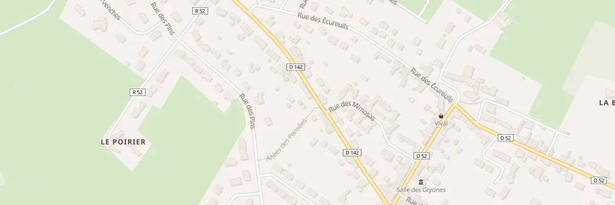 Plan du 28 Rue des Tulipes à Brette-les-Pins
