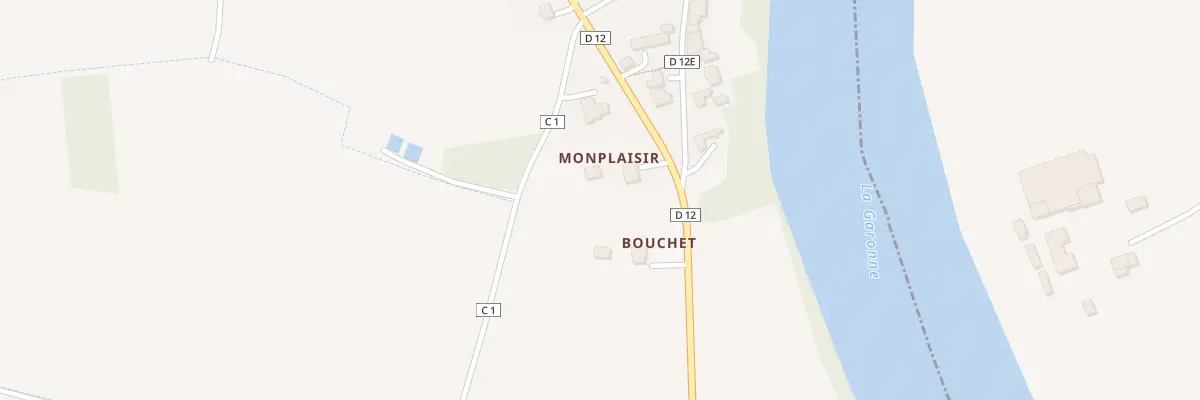 Plan du 5002 Monplaisir à Thouars-sur-Garonne