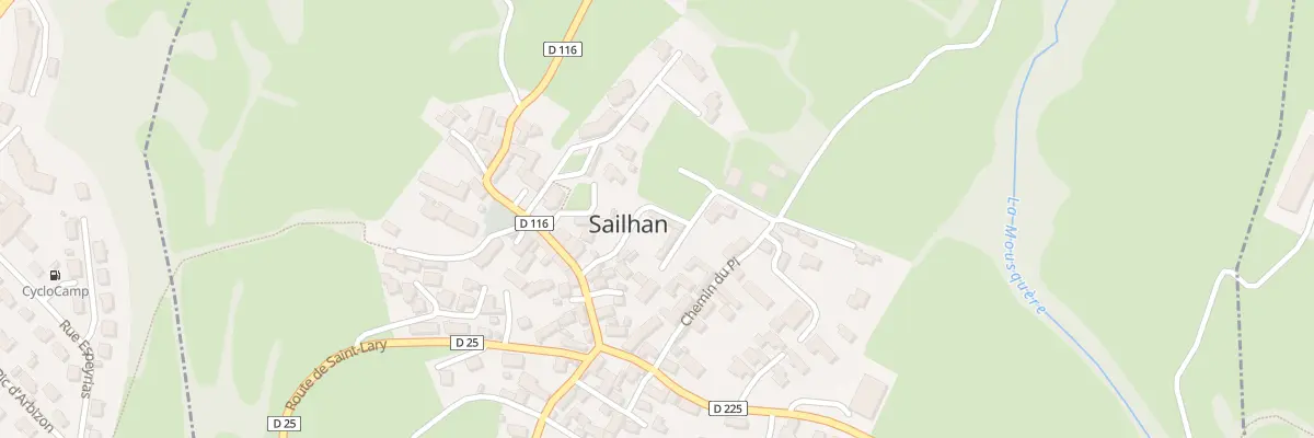 Plan de Aouta à Sailhan
