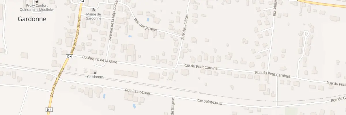 Plan du 8 Rue des Poétes à Gardonne
