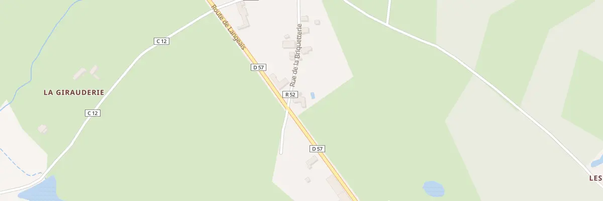 Plan du 2 Rue de la Briquetterie à Avrillé-les-Ponceaux