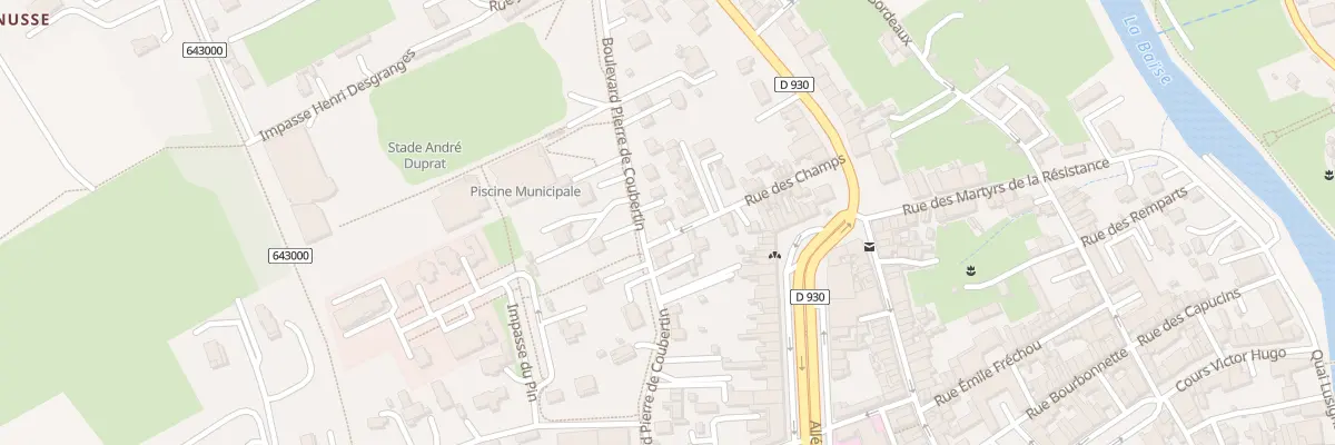 Plan du 12 Rue des Champs à Nérac