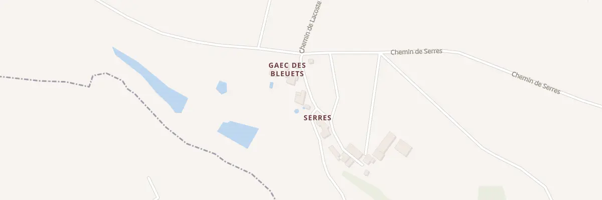 Plan du 9991 Serres à Soumensac