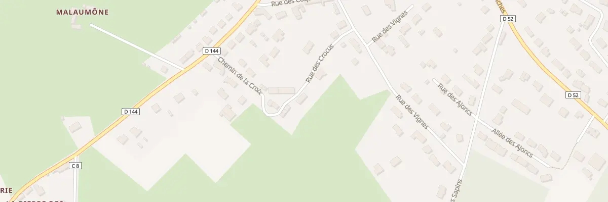 Plan du 11 Rue des Crocus à Brette-les-Pins