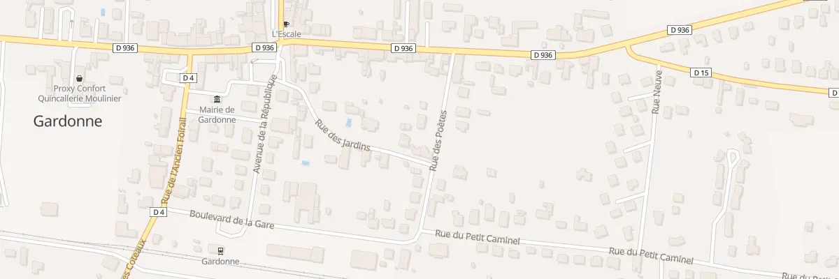 Plan du 11 Rue des Jardins à Gardonne