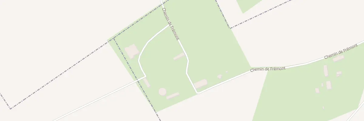 Plan du 1040 Che de Frémont à Bornambusc