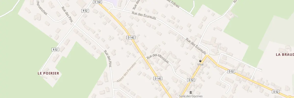 Plan du 25 Rue des Tulipes à Brette-les-Pins