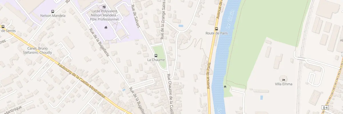 Plan du 4 Rue de la Grange St Pierre à Poitiers
