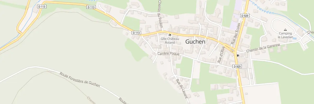 Plan du 5 Rue du Forgeron à Guchen