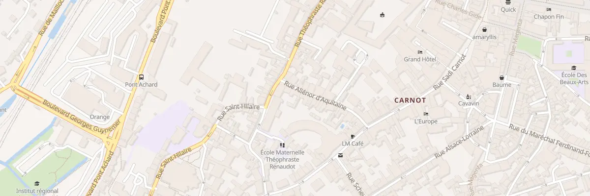 Plan du 4 Rue Alienor d’Aquitaine à Poitiers