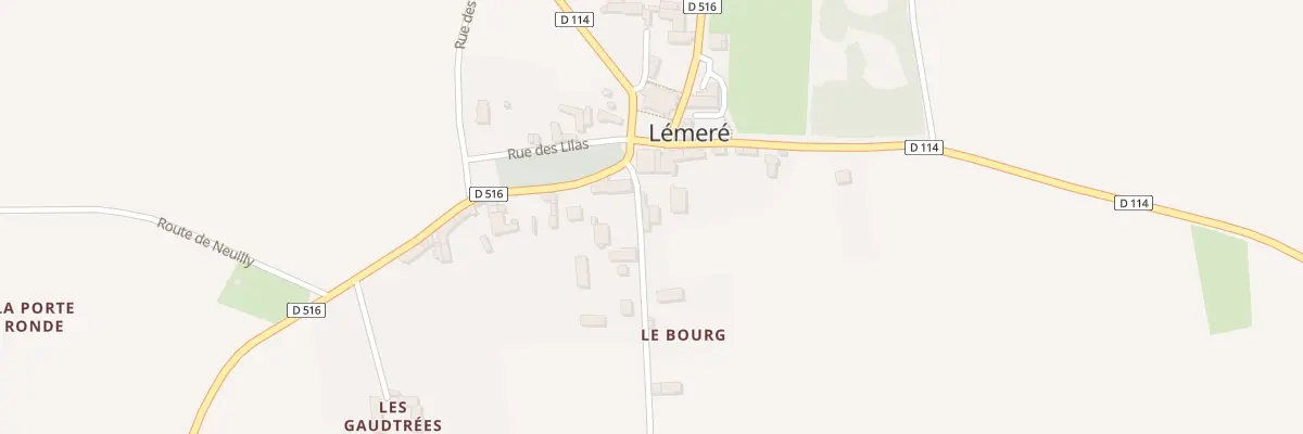 Plan du 2 Pl de la Mairie à Lémeré