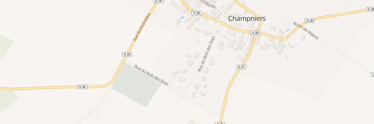 Plan du 6 Du Bois des Roys à Champniers