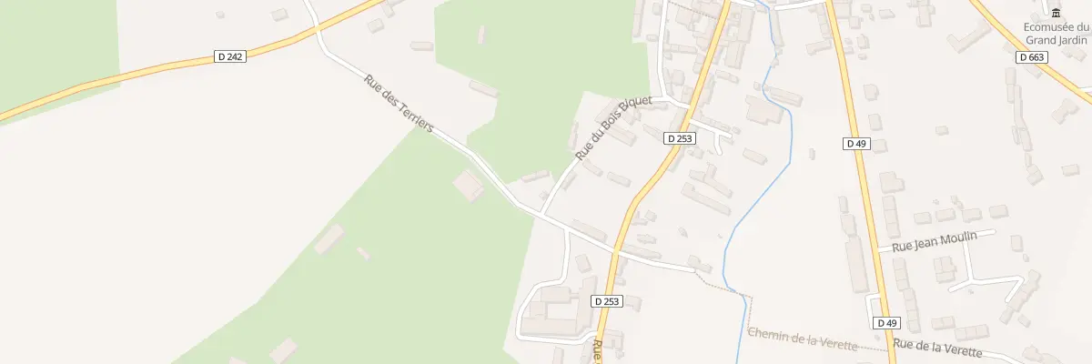Plan du 6 Rue du Bois Biquet à Sap-en-Auge
