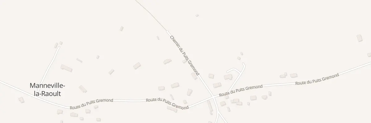 Plan du 91 Che du Puits Gremond à Manneville-la-Raoult