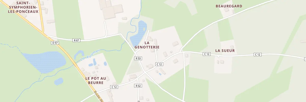 Plan du 19 Rte de Cremille à Avrillé-les-Ponceaux