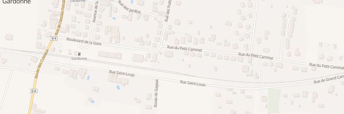 Plan du 2 Rue du Petit Caminel à Gardonne