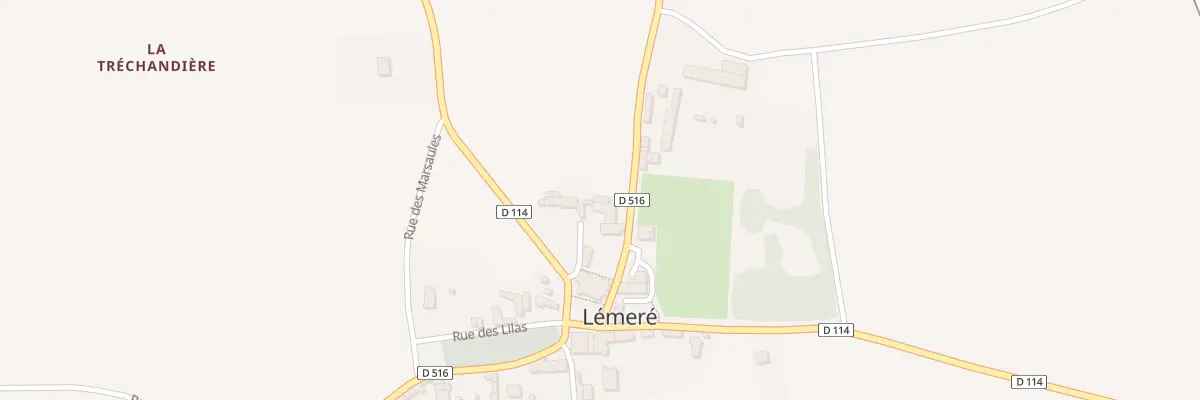 Plan du 4 Rte de Sazilly à Lémeré