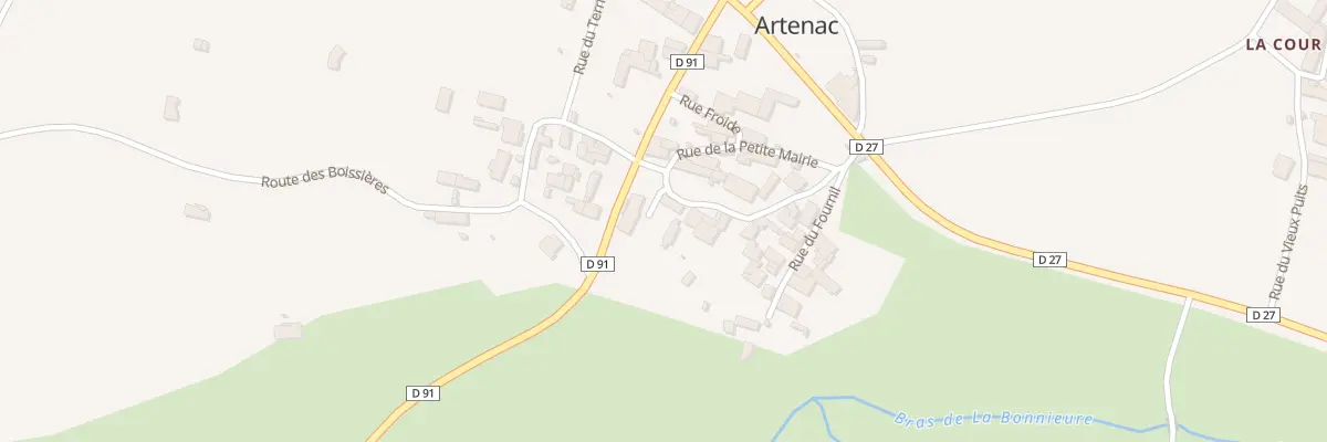 Plan du 1 Imp des Granges à Saint-Mary