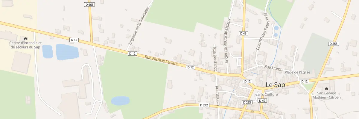 Plan du 26 Rue Nicolas Lesieur à Sap-en-Auge