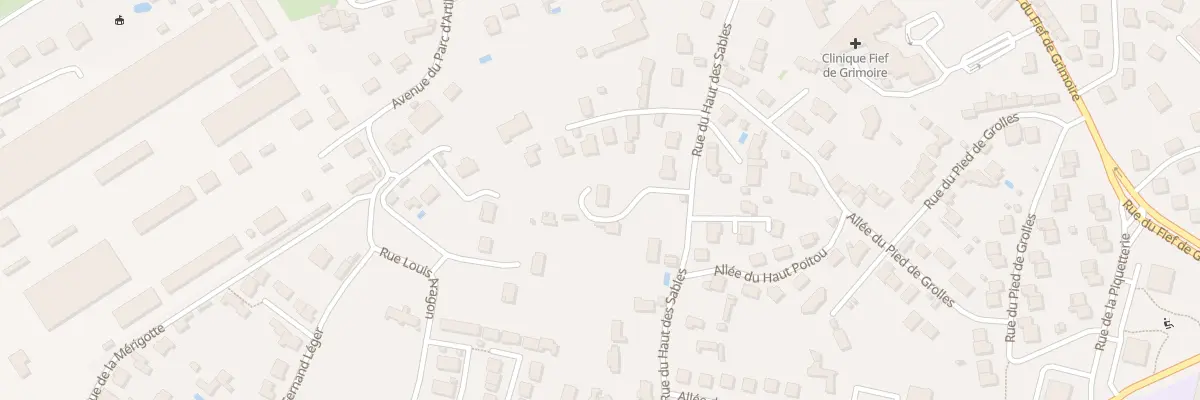 Plan du 114 Rue du Haut Des Sables à Poitiers